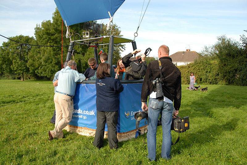 Filming from an ABC balloon